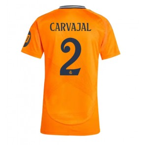 Real Madrid Daniel Carvajal #2 Replika Udebanetrøje Dame 2024-25 Kortærmet